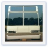 ściana przednia autobusu, rama okna autobusu, autobus miejski karoseria, gfk